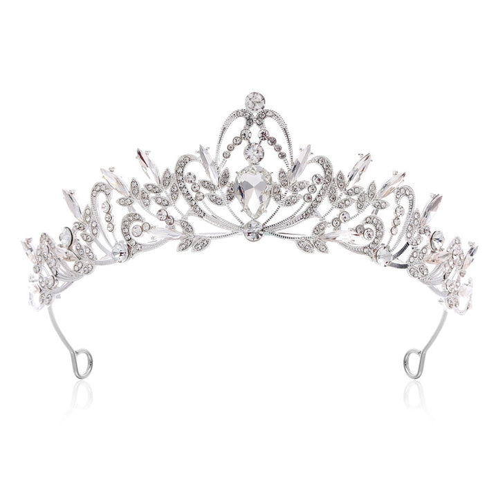 Ladies Elegant Hair Crown with Filigree Crystal Decorations Stornfield