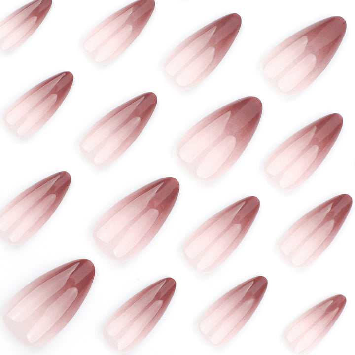 Artistic stiletto nails with elegant ombre design Stornfield