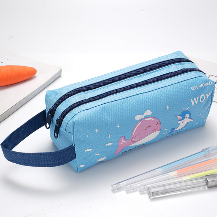 Fun-Themed Multi-Zipper Pencil Case Stornfield