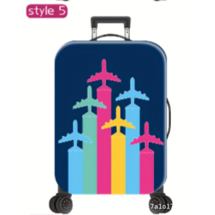 Unisex Hard Shell Travel Suitcase with Motivational Airplane Design Stornfield