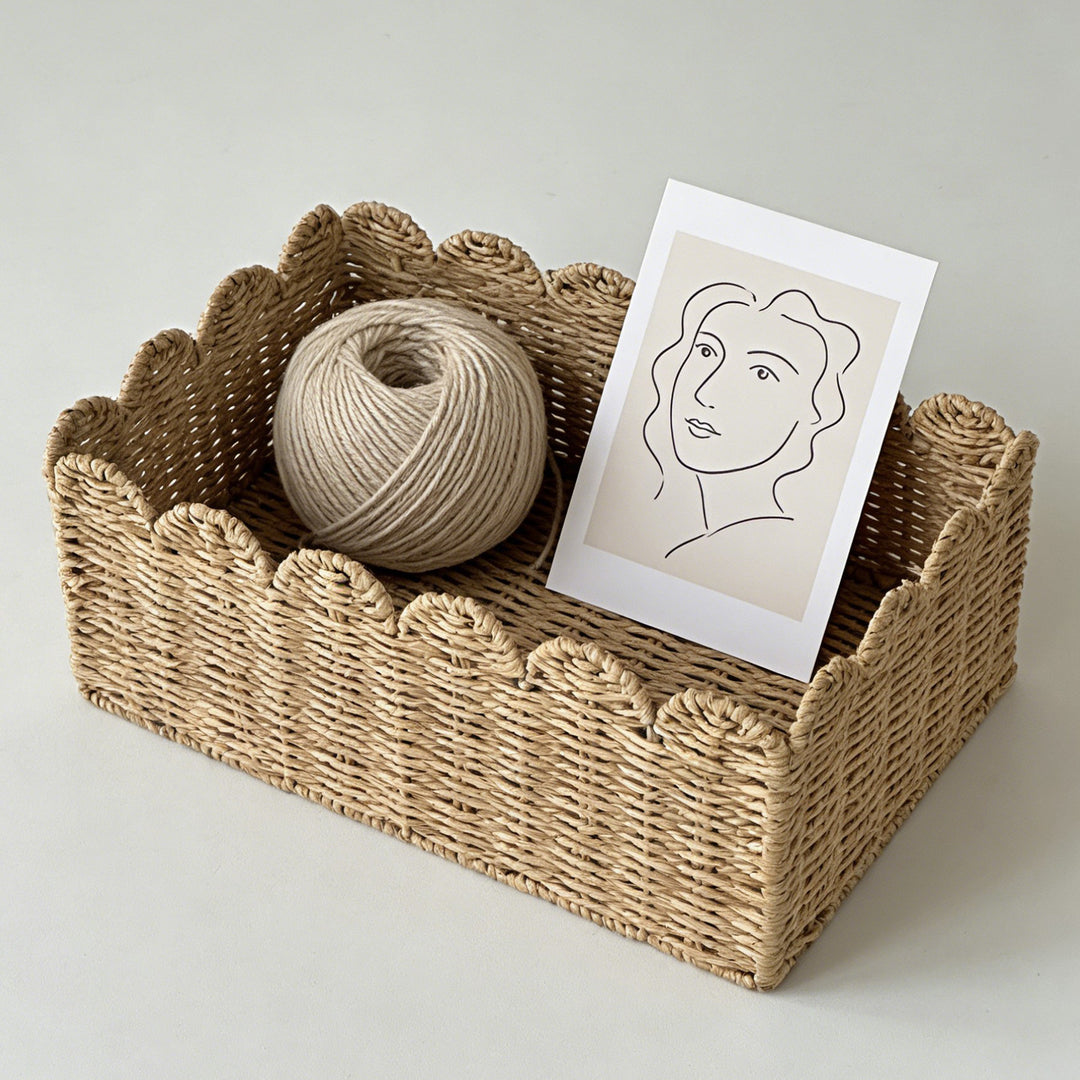 Decorative storage basket Stornfield