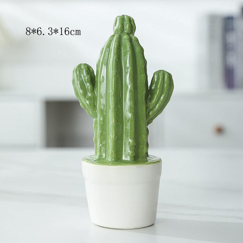 Decorative Ceramic Cactus Planter Stornfeild