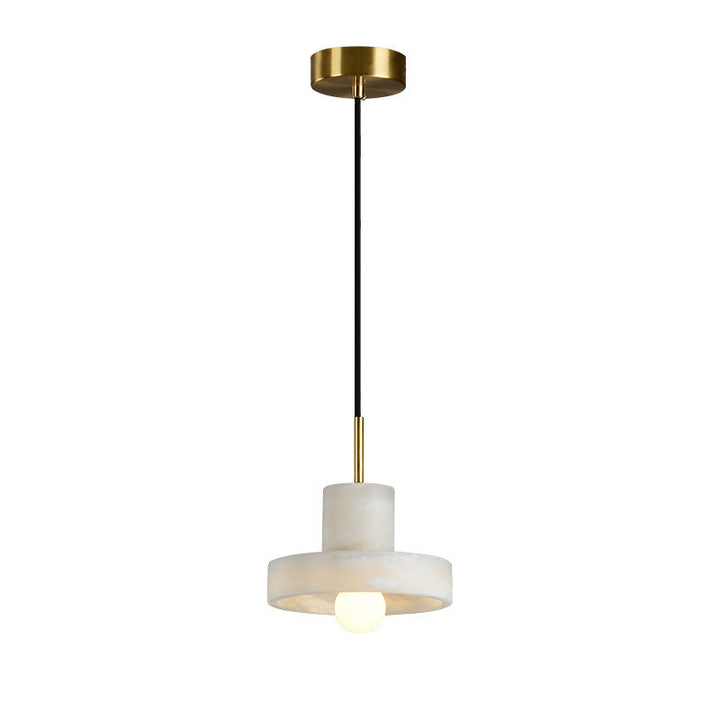 Elegant Marble Hanging Light Fixture
