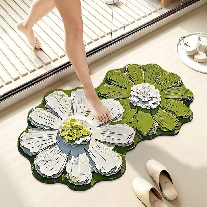 Floral Pattern Mat