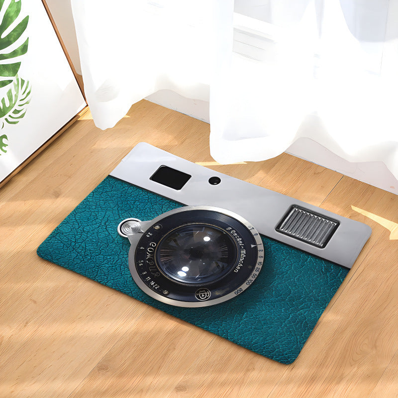 Retro-Inspired Cassette Tape Floor Mat