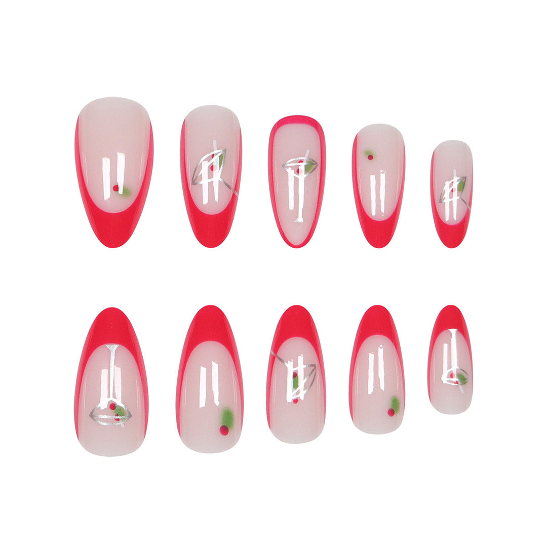 Holiday-Themed Press-On Nail Art Stornfield