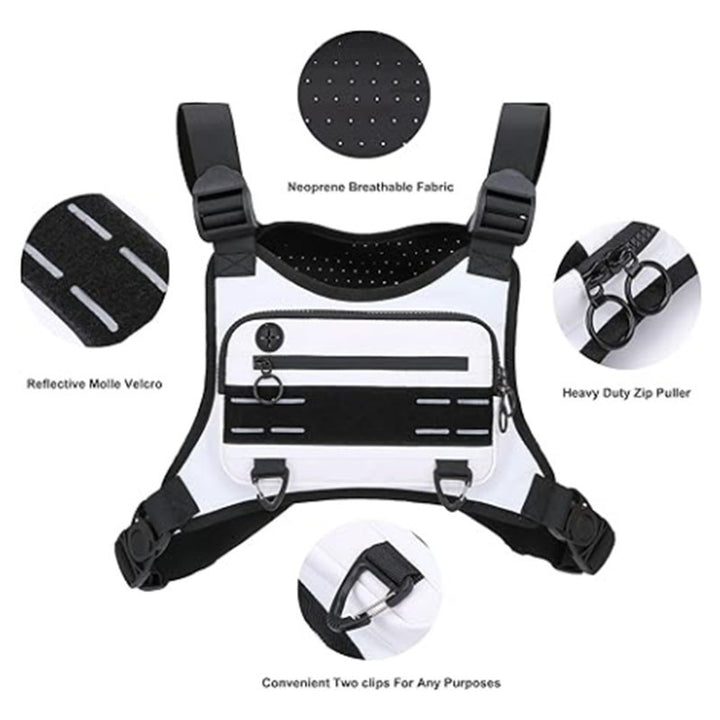 Multifunctional vest with adjustable straps and numerous pockets Stornfield