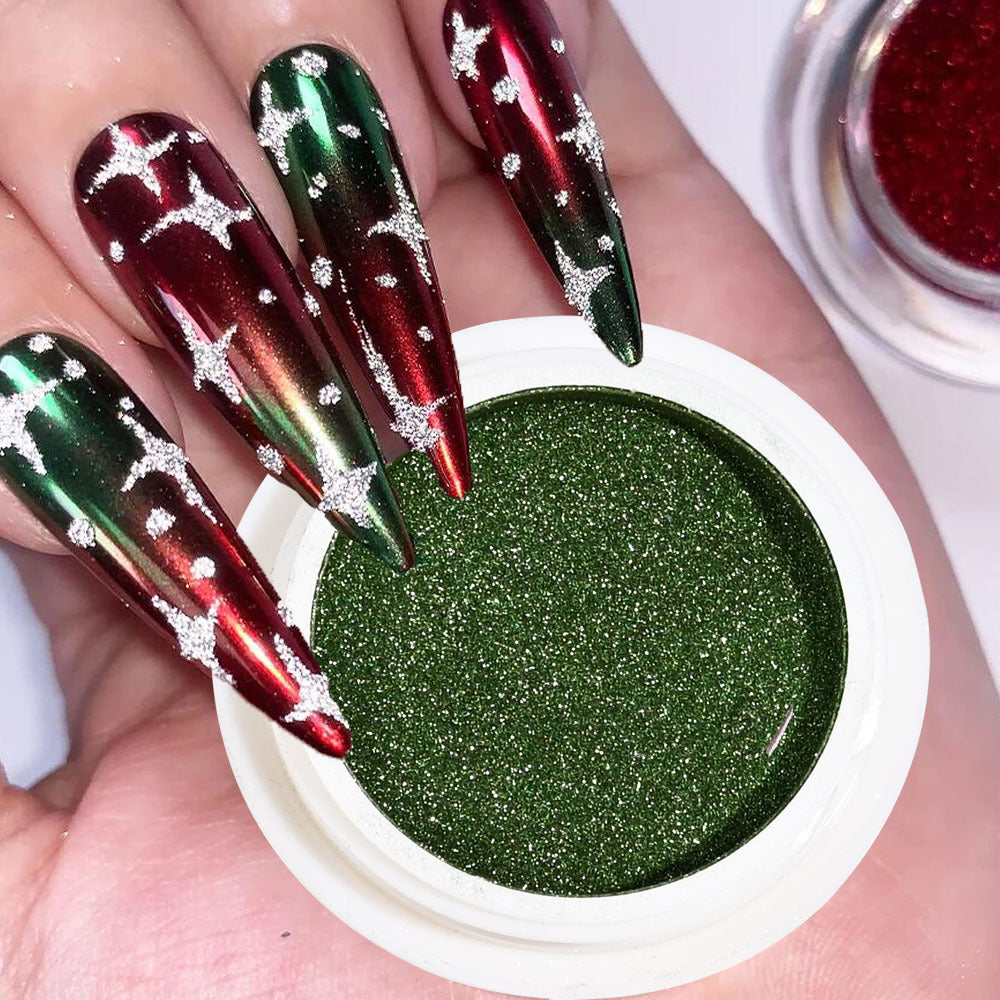 Sparkling Glitter Nail Art Powder Set