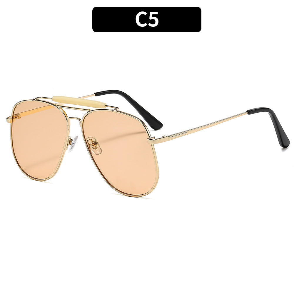 Stylish Retro Aviator Sunglasses