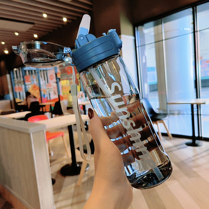 Women Transparent Water Bottle with Ergonomic Lid Stornfield