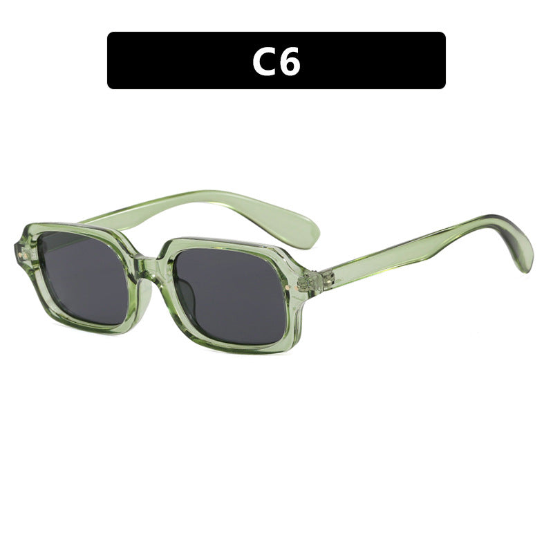Ladies stylish square sunglasses with striking accents Stornfield