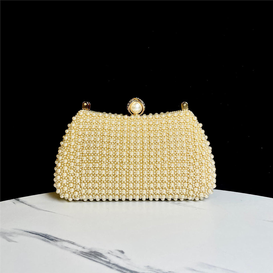 Pearl Beaded Evening Handbag