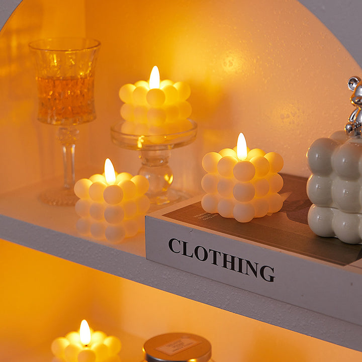 Elegant LED Tea Lights with Curved Design Stornfield