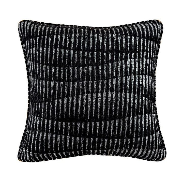 Designer decorative pillow with modern line pattern