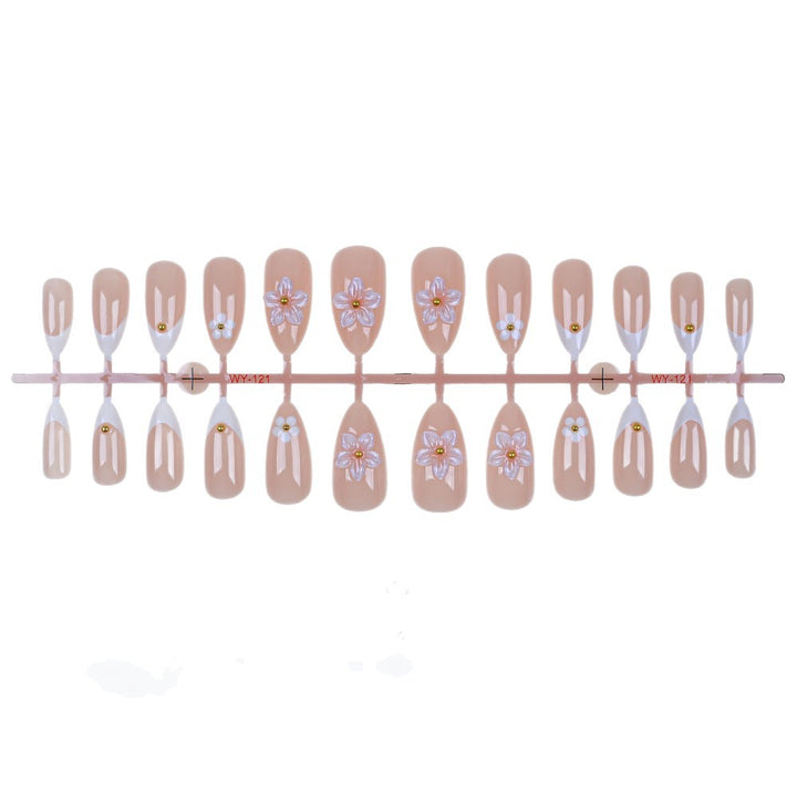 Floral Art Press-On Nail Design Stornfield
