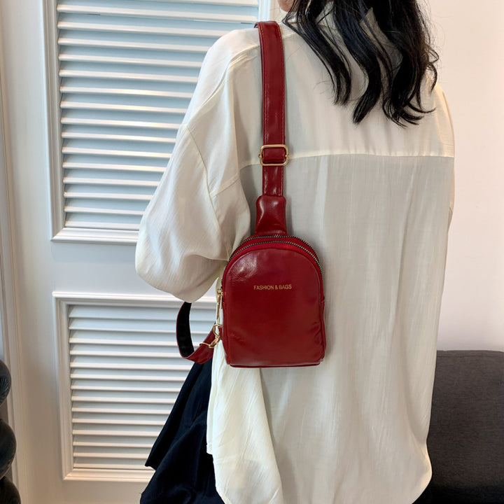 Trendy Leather Crossbody Bag