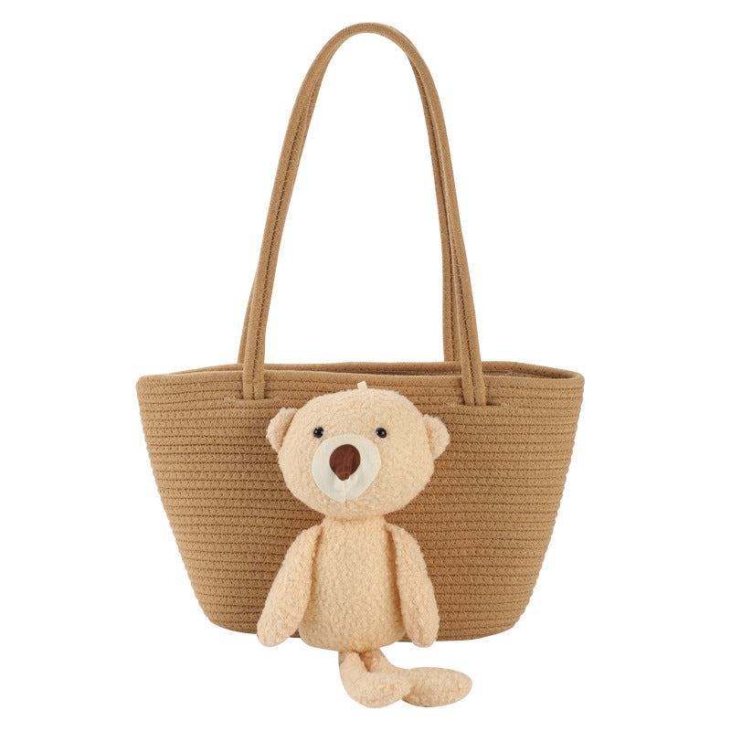 Women's handbag with cute cuddle bear accent Stornfield