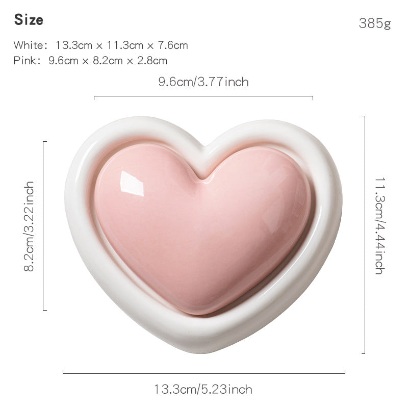 Heart shapes decorative bowl Stornfield