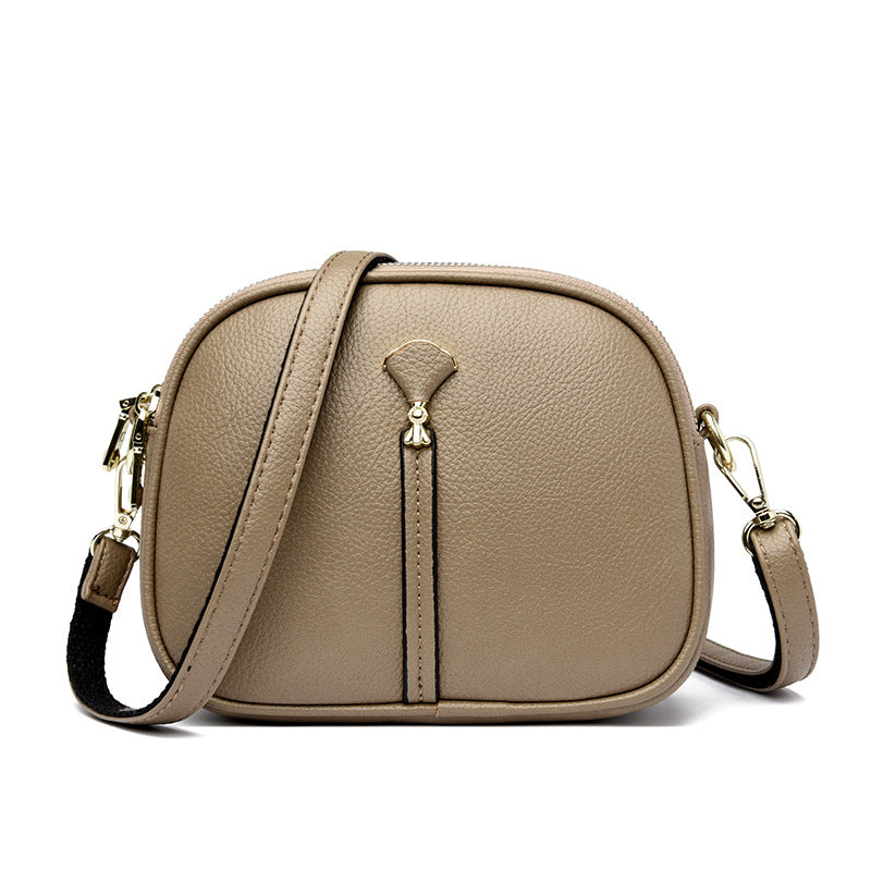 Elegant Textured Crossbody Handbag