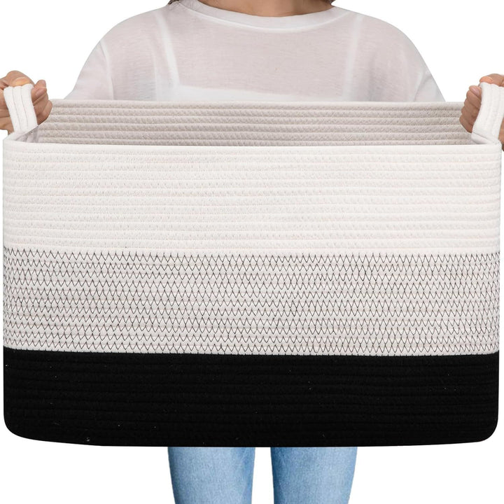 Women Versatile Storage Basket with Sturdy Handles Stornfield