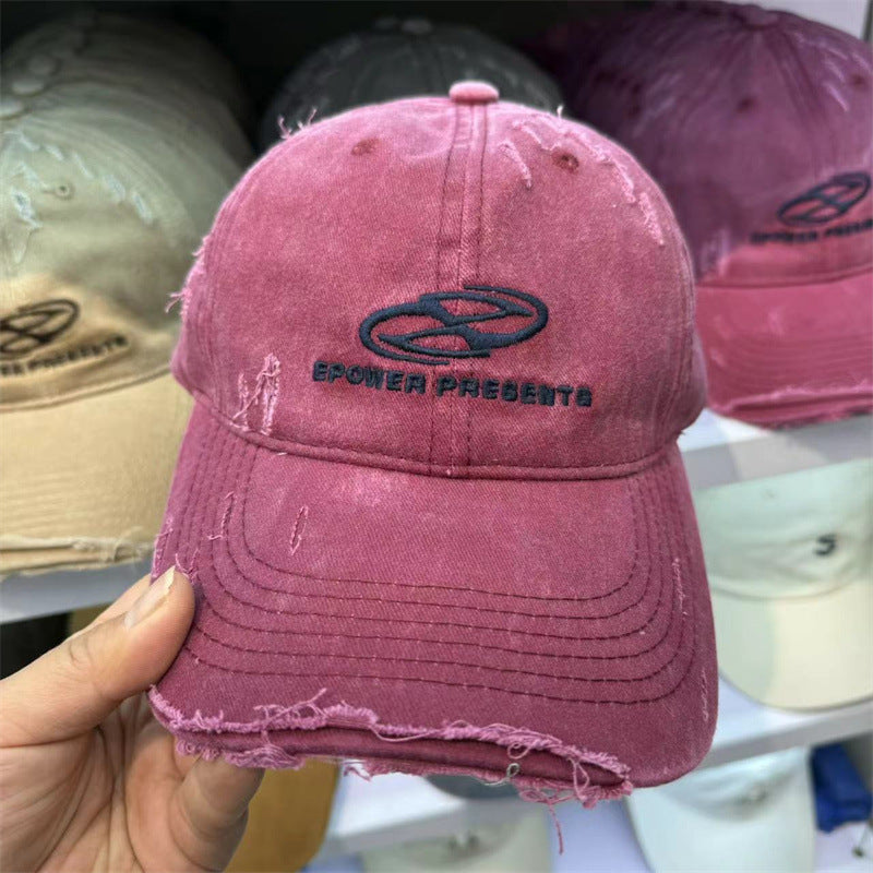 Unisex Distressed Cotton Baseball Cap Stornfield