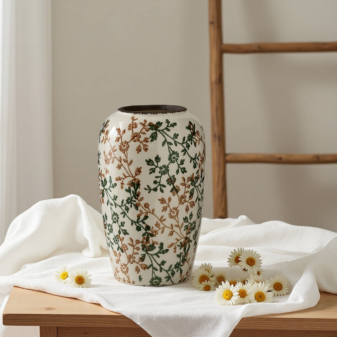 Floral ceramic vase Stornfield