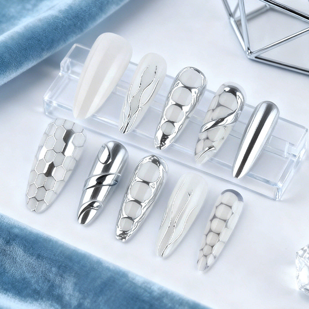 Artistic Textured Nail Tips Stornfield