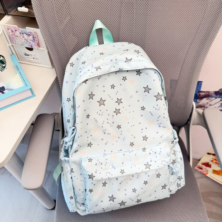 Star Print Casual Backpack Stornfield