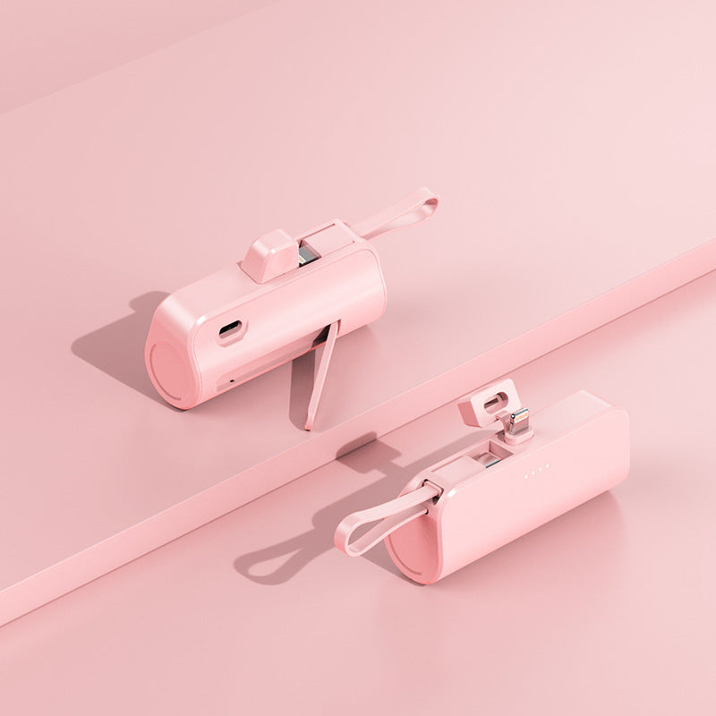 Compact power bank with integrated charging connector Stornfield