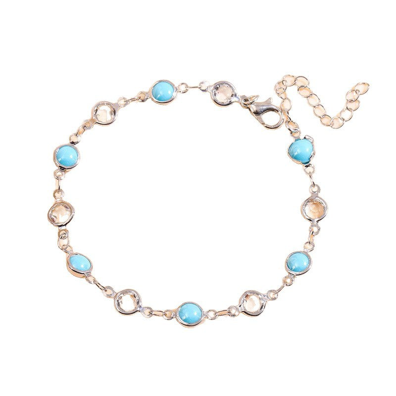 Elegant Beaded Charm Anklet Stornfield