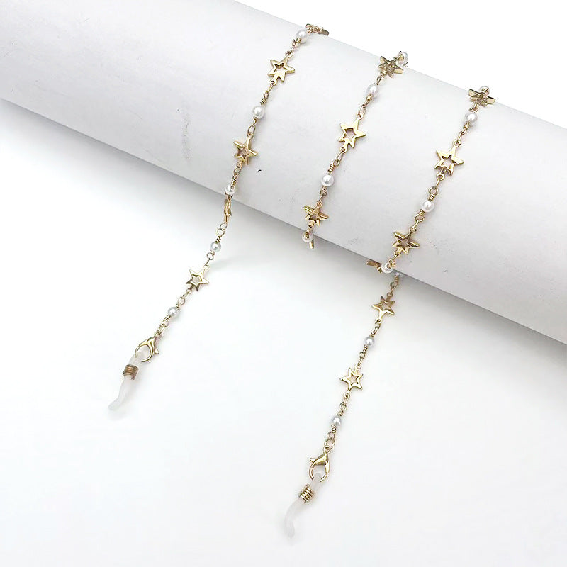 Star-Embellished Eyewear Retainer Chain Stornfield