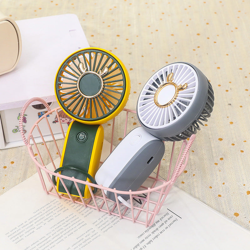 Ladies Portable Hand Fan in Cheerful Animal Design Stornfield