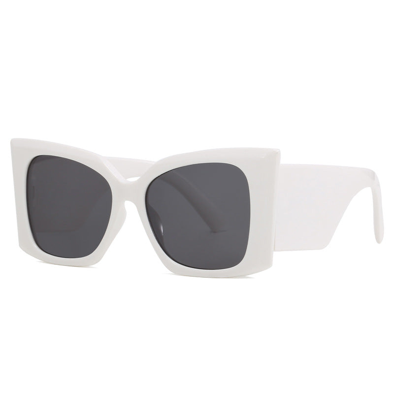 Women fashionable oversized sunglasses with geometric frame Stornfield
