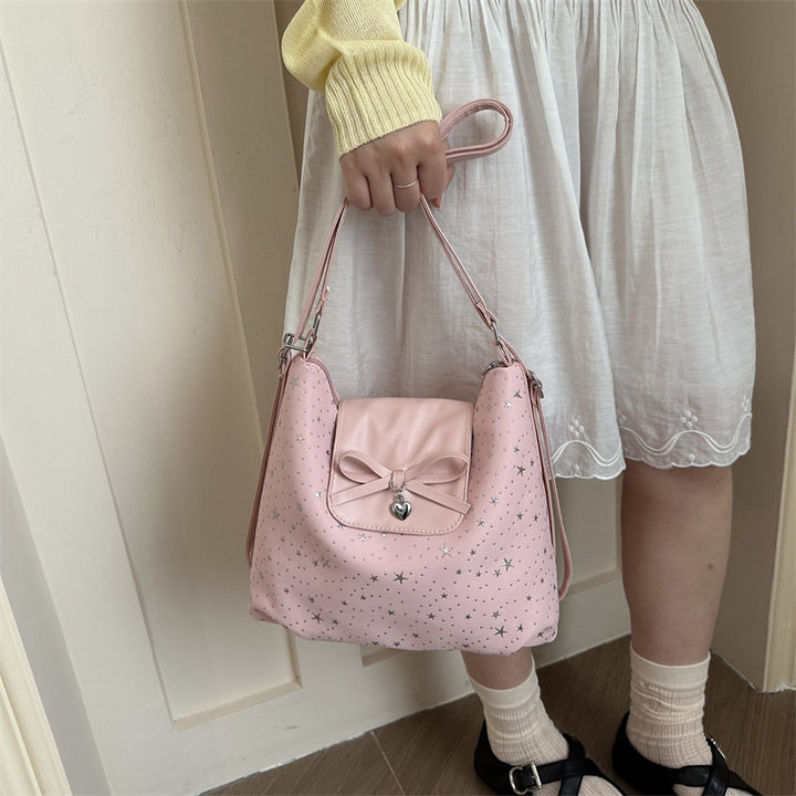 Stylish Star-Embellished Handbag