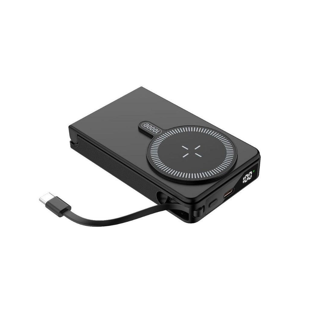 Portable power bank with fast induction charging function and digital battery level display Stornfield