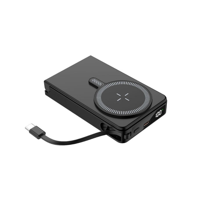 Portable power bank with fast induction charging function and digital battery level display Stornfield
