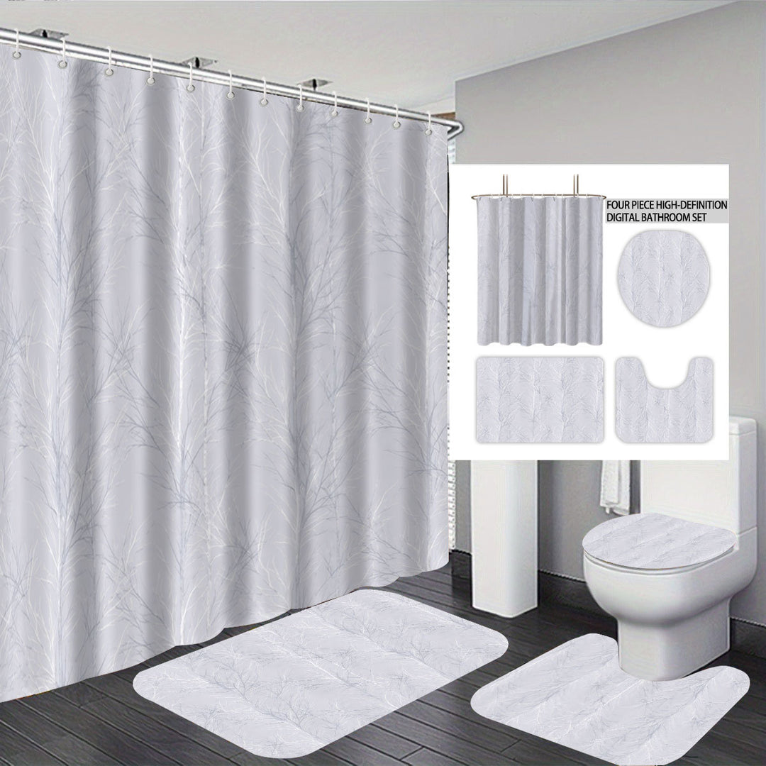 Digital Botanical Bathroom Décor Set Stornfield