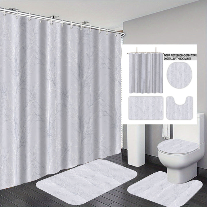 Digital Botanical Bathroom Décor Set Stornfield