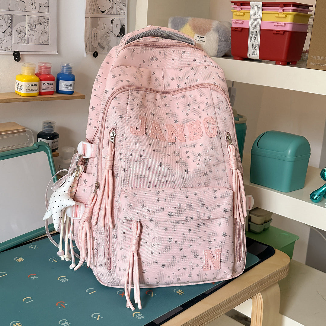 Stylish Star Patterned Backpack Stornfield