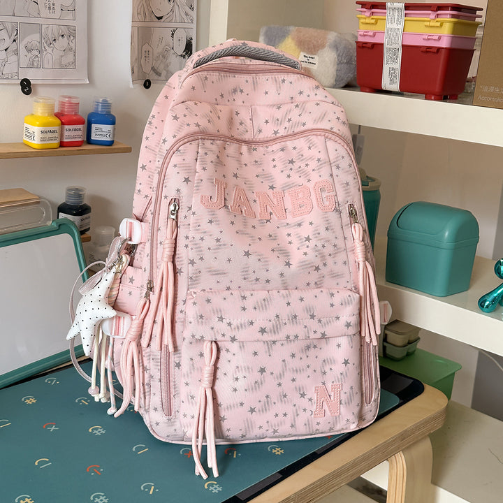 Stylish Star Patterned Backpack Stornfield