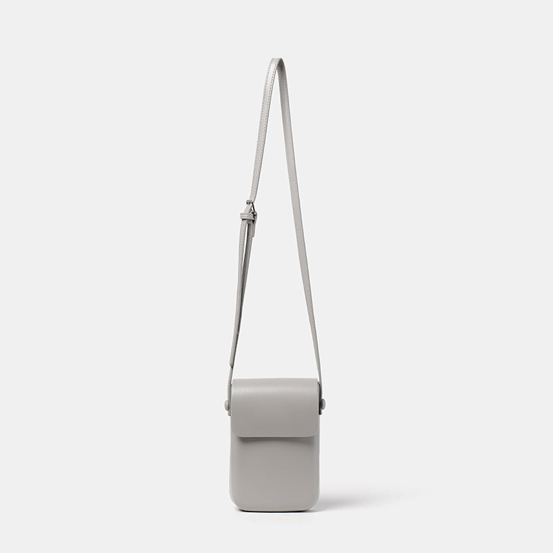 Compact Leather Crossbody Pouch Stornfield