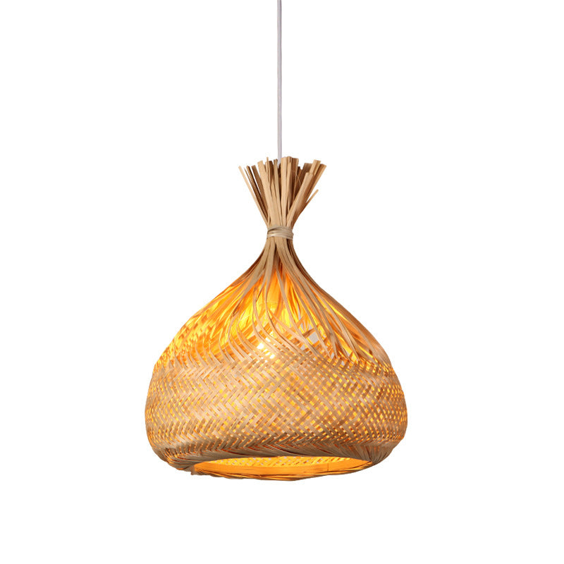 Woven Bamboo Ceiling Lamp