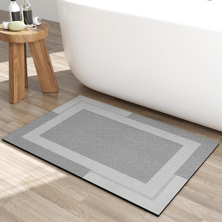 Modern Geometric Bathroom Mat Stornfield