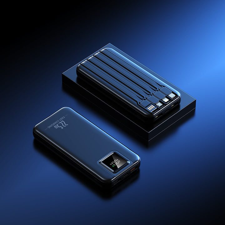 Portable power bank with advanced fast charging technology and smart LCD display Stornfield