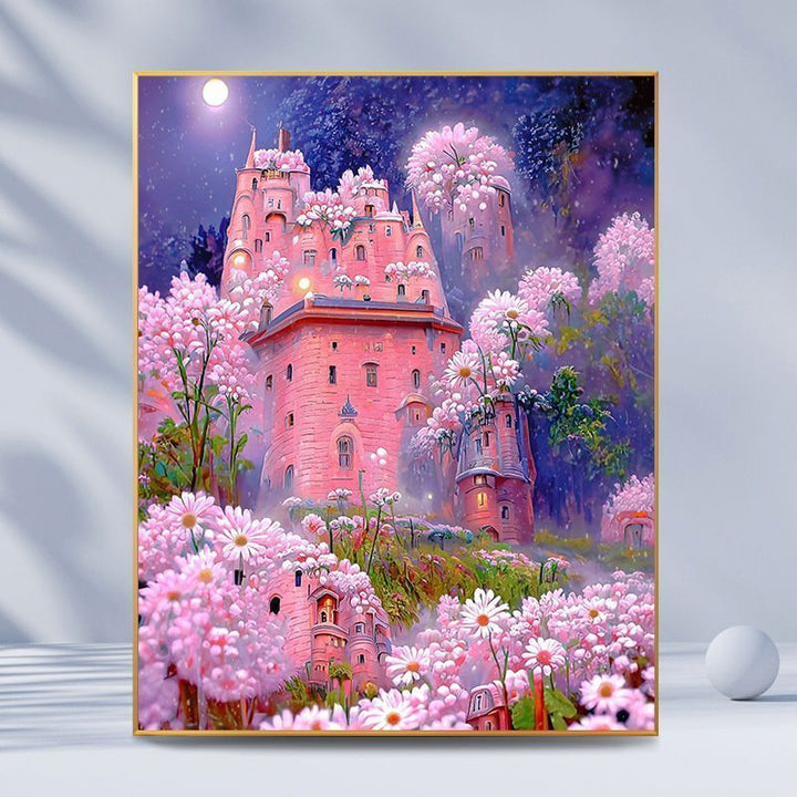 Fantasy Castle Landscape Canvas Art Stornfield