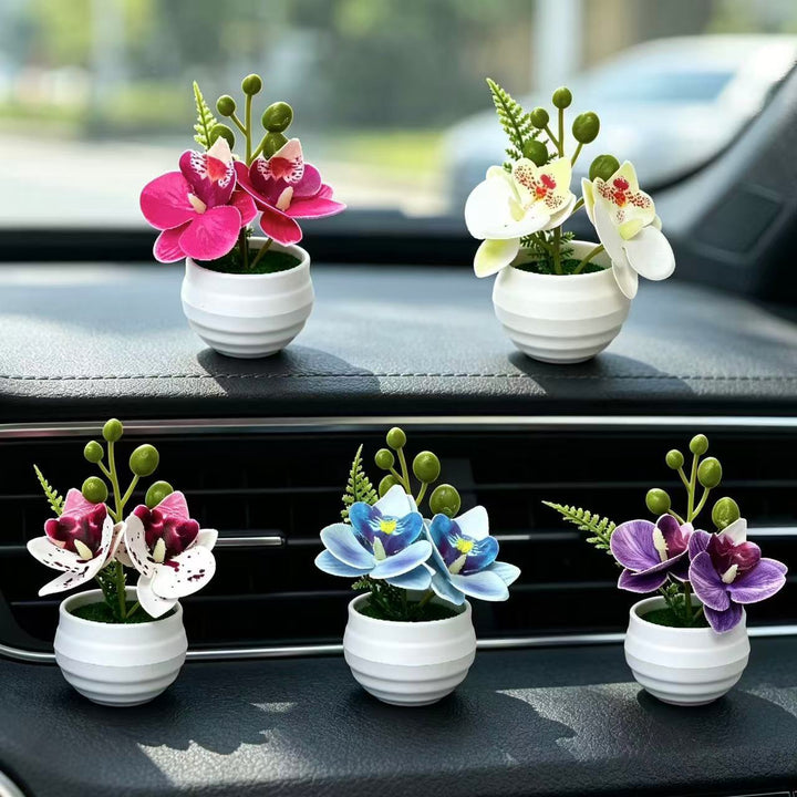 Lifelike Miniature Orchid Arrangement