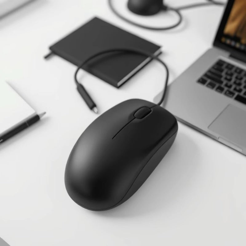 Wired precision mouse with ergonomic design Stornfield