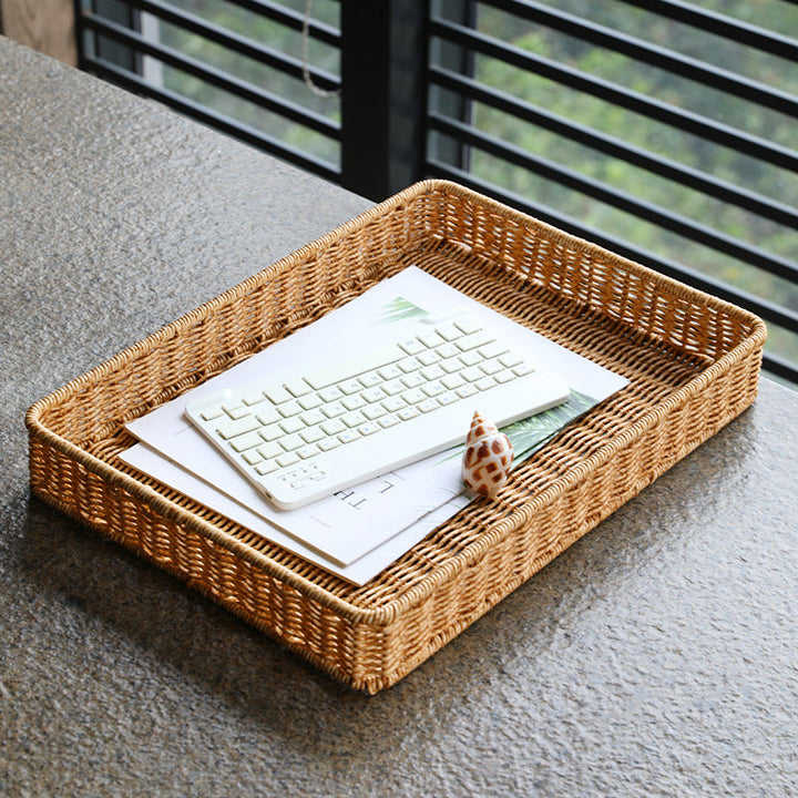 Handwoven Decorative Storage Tray Stornfield