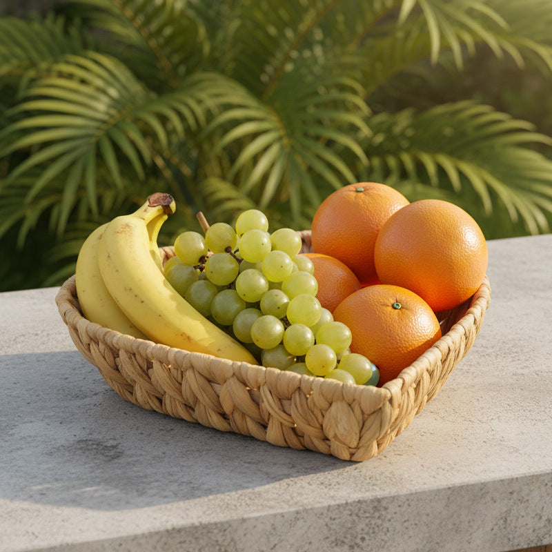Artisan Woven Decorative Tray Stornfield