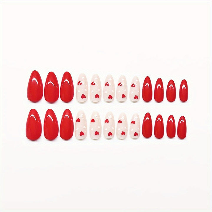 Romantic Heart Nail Art Stornfield